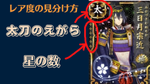 刀剣乱舞レア度見分け方は？違いで強さどう変わる？